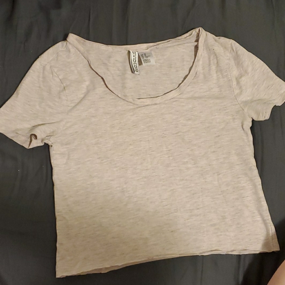 Light pink crop top